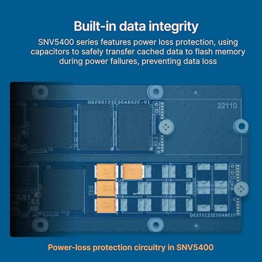 Synology SNV5420 800GB M2 NVMe PCIe SSD for NAS and Caching Workloads
