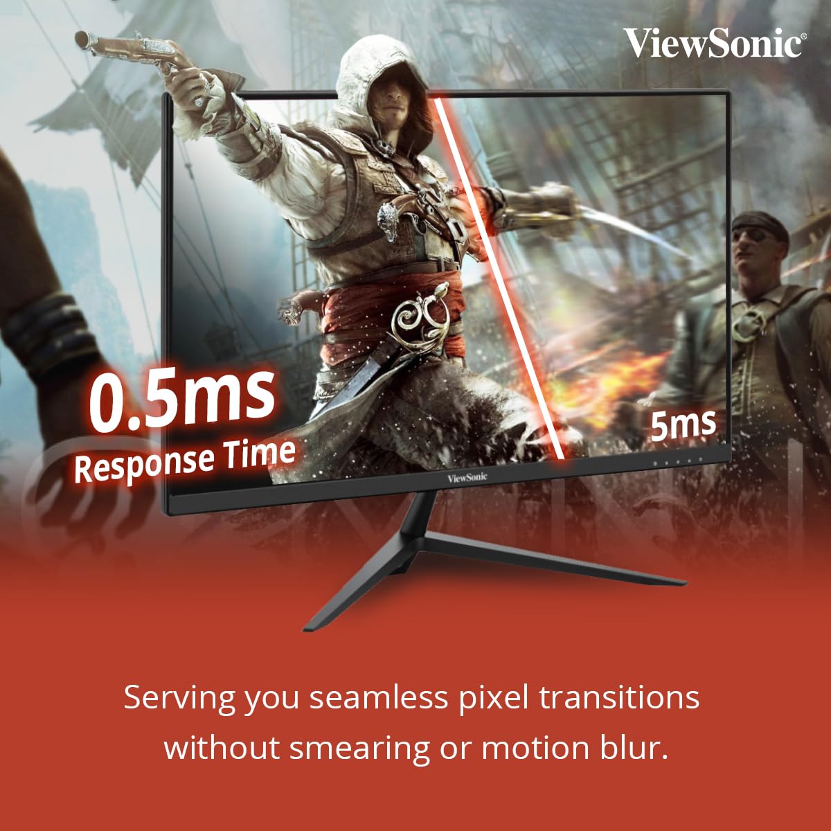 ViewSonic VX2428J Omni 24 Inch FHD Fast IPS Gaming Monitor 180Hz Refresh Rate