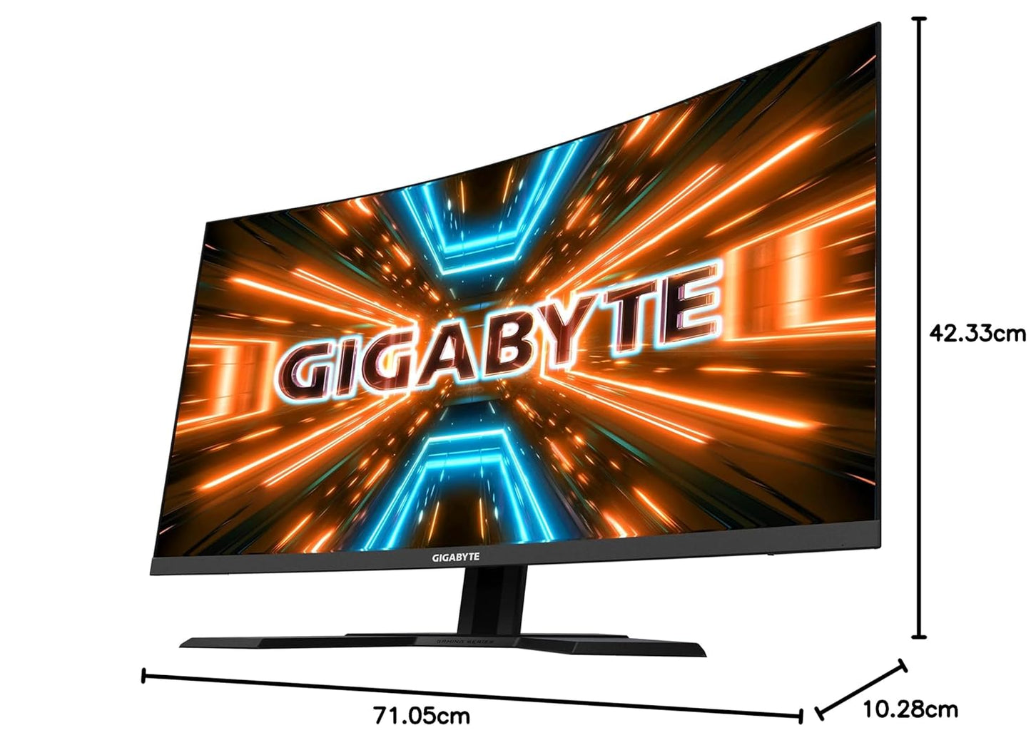 GIGABYTE G32QC A 32 Inch (81.28 Cm) 165Hz 1440P Curved Gaming Monitor