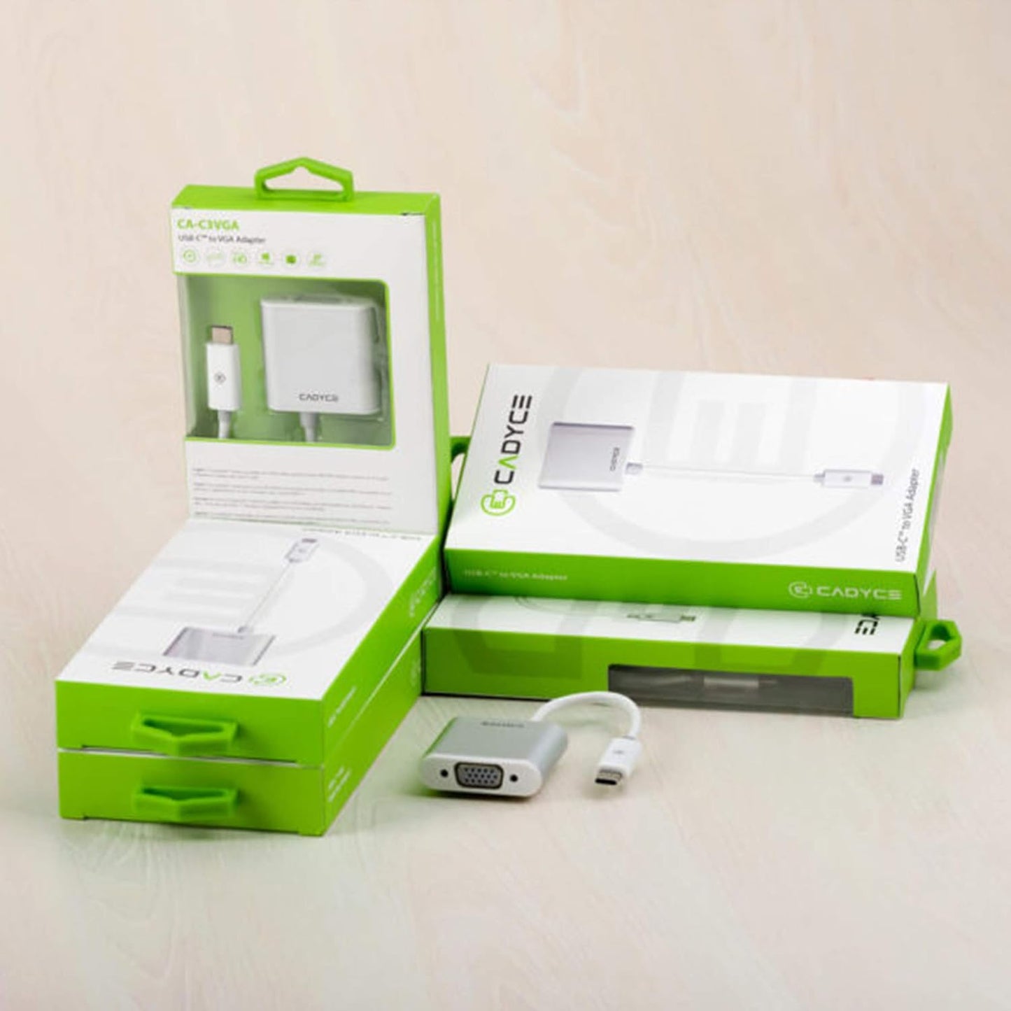 Cadyce CA-C3VGA USB Type-C to VGA Adapter