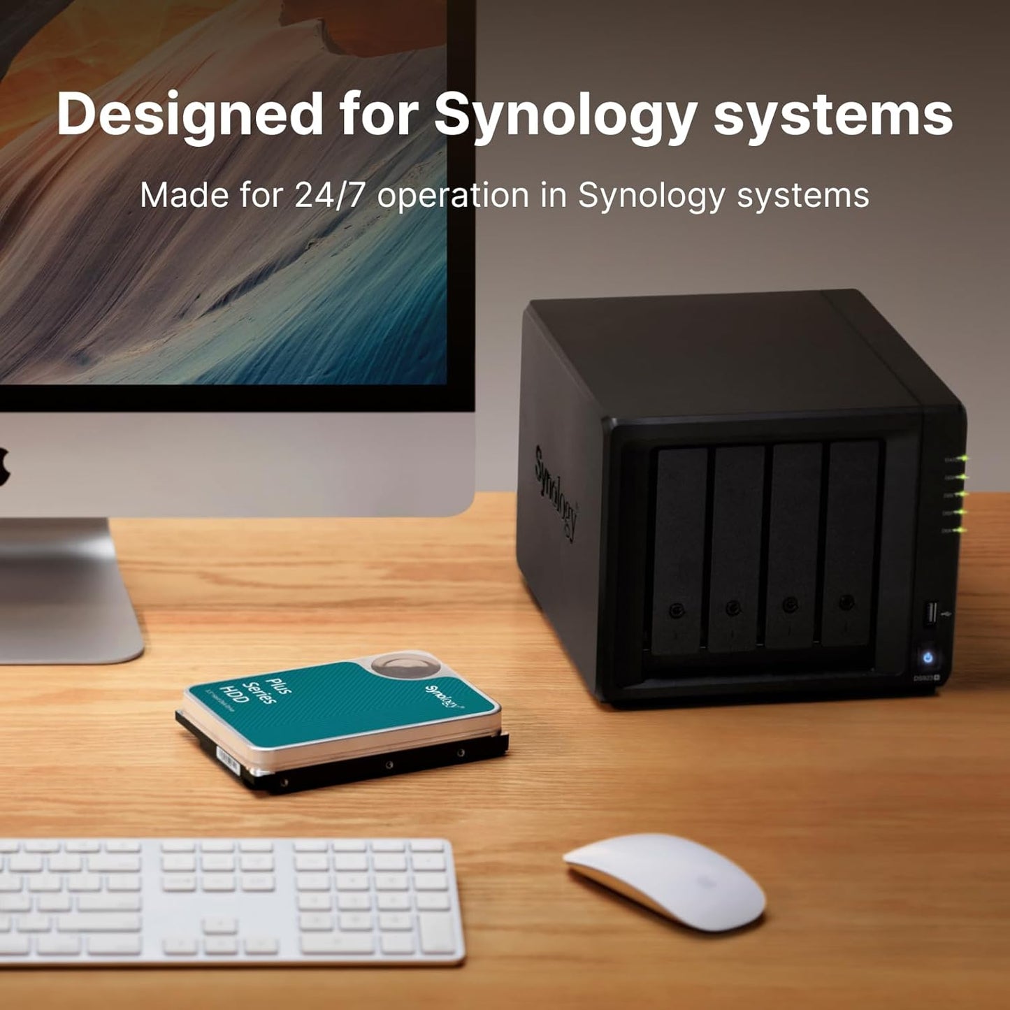 Synology Plus Series HAT3310 16TB 3.5" SATA 6Gb/s 7200RPM Internal NAS Hard Disk Drive
