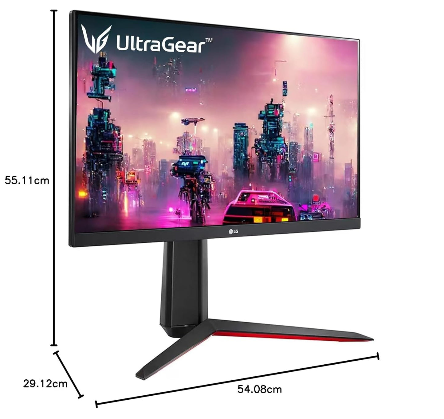LG UltraGear 24GN65R-B 24" 144Hz 1080p FHD HDR10 IPS Panel 1ms Gaming Monitor