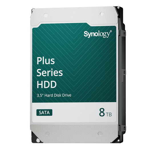 Synology HAT3320 8TB Plus Series NAS HDD 3.5" SATA III, 7200 RPM, Enterprise Grade Reliability