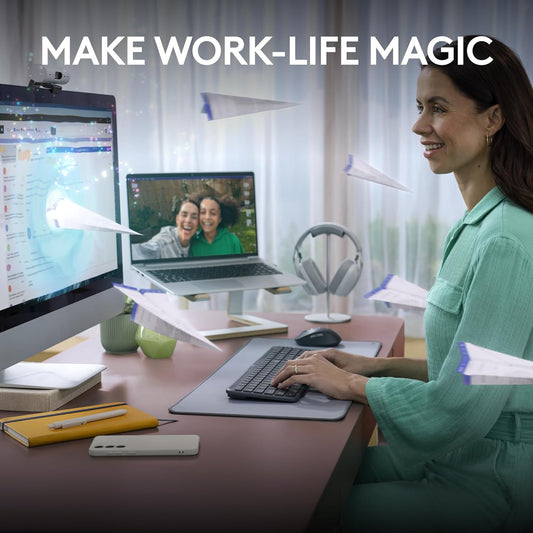 Logitech Signature K950 Slim Wireless Bluetooth Keyboard - Graphite