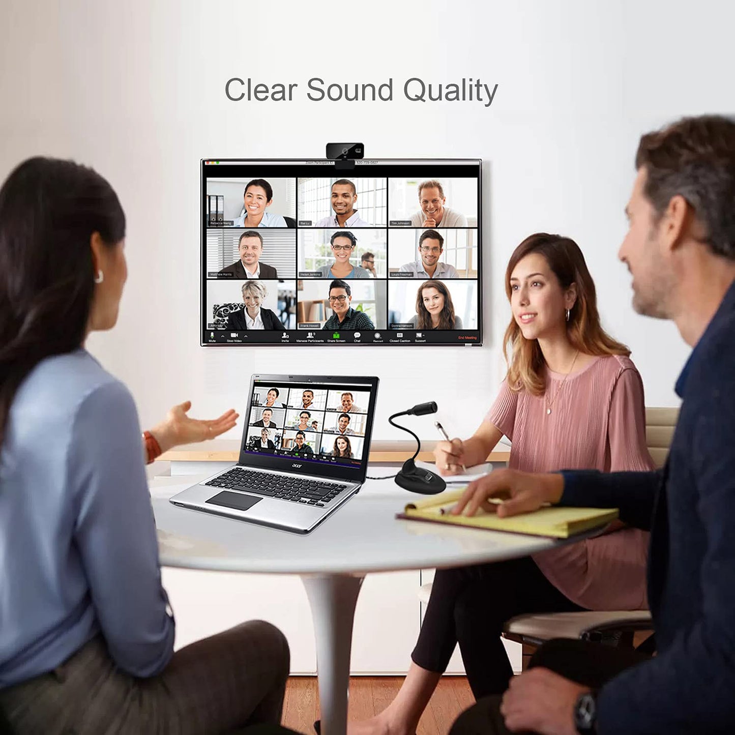 Adesso Omni Directional Xstream M1 USB Table Top Microphone