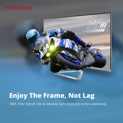 ViewSonic 32 inch FHD HDR10 sRGB 104% IPS 75Hz Wide Slim Bezel Monitor