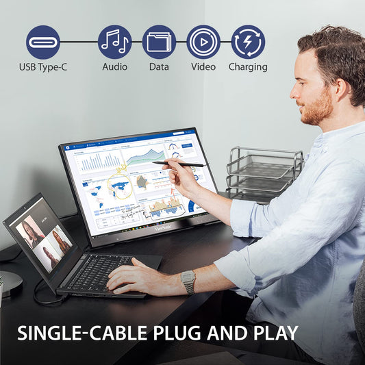ViewSonic ID2456 24 Inch Touch Display Monitor with MPP 2.0 Active Stylus Pen