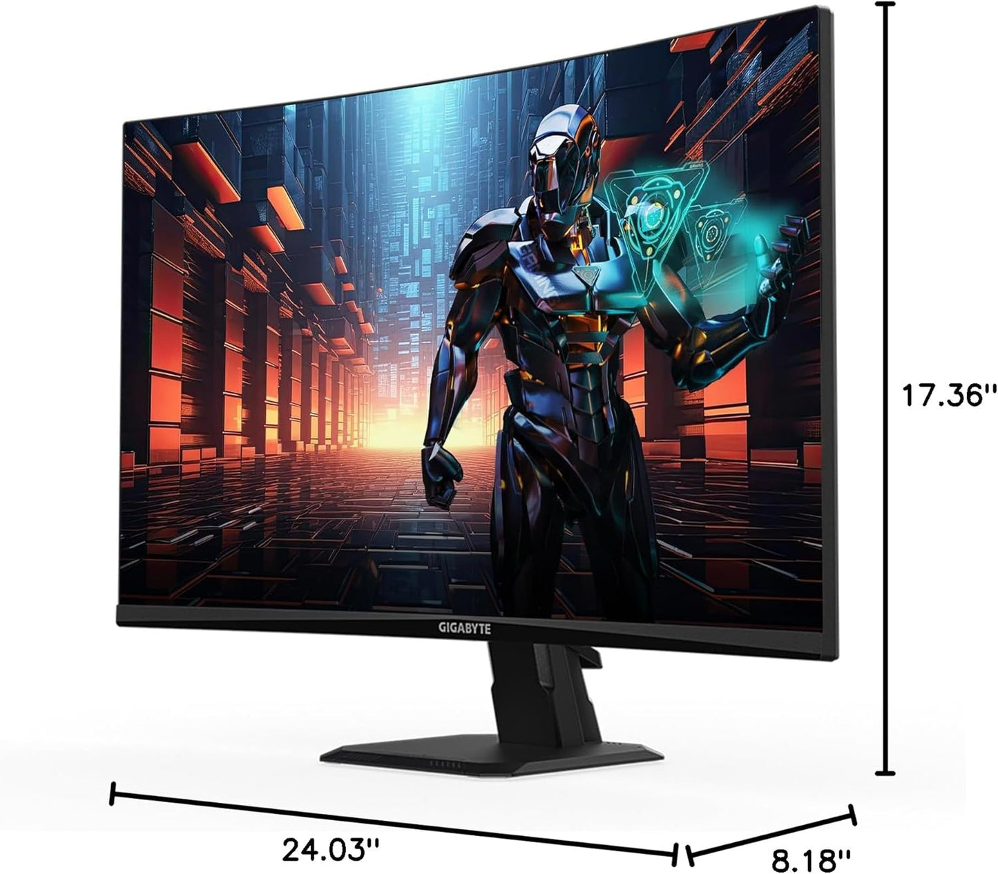 GIGABYTE GS27QC 27" 165Hz 1440P QHD HDR Ready VA Panel Curved Gaming Monitor