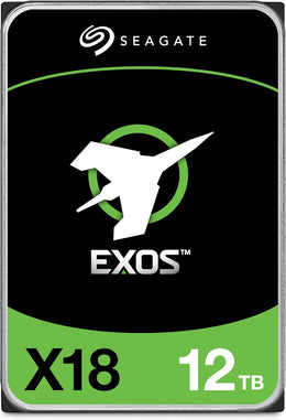 Seagate Exos X18 12TB HDD 7200 RPM 3.5" SATA 6Gb/s Enterprise NAS Internal Hard Drive