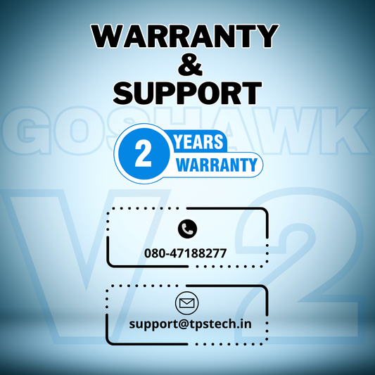 Goshawk Impact V2 Intel Core i3-10th Gen Desktop PC (Windows 11/16 GB DDR4 RAM/256 GB SSD/1TB HDD) with Wired Keyboard and Mouse, 2 Years Warranty