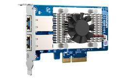 QNAP QXG-10G2T Dual Port 10 GbE (RJ45) Network Expansion Card
