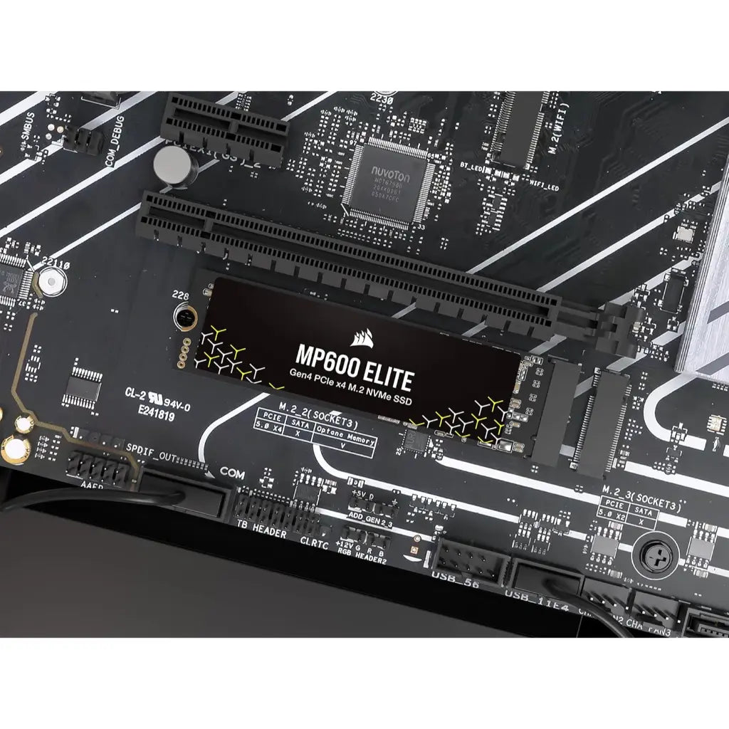 Corsair MP600 Elite 2TB PCIe Gen4 NVMe M.2 Internal SSD-tpstech.in