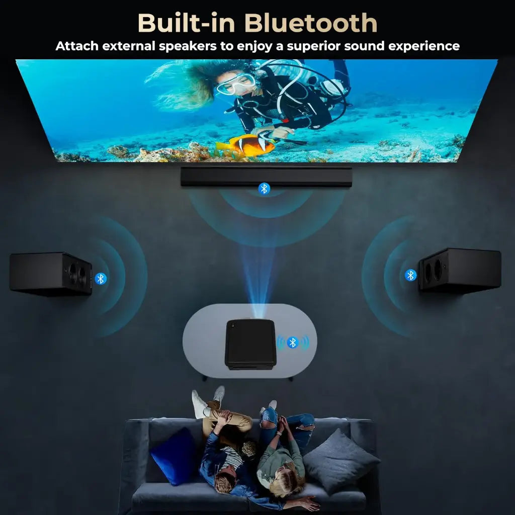 WZATCO Legend Pro Certified 4K HDR Smart Projector with Google TV Wi‑Fi 6-tpstech.in