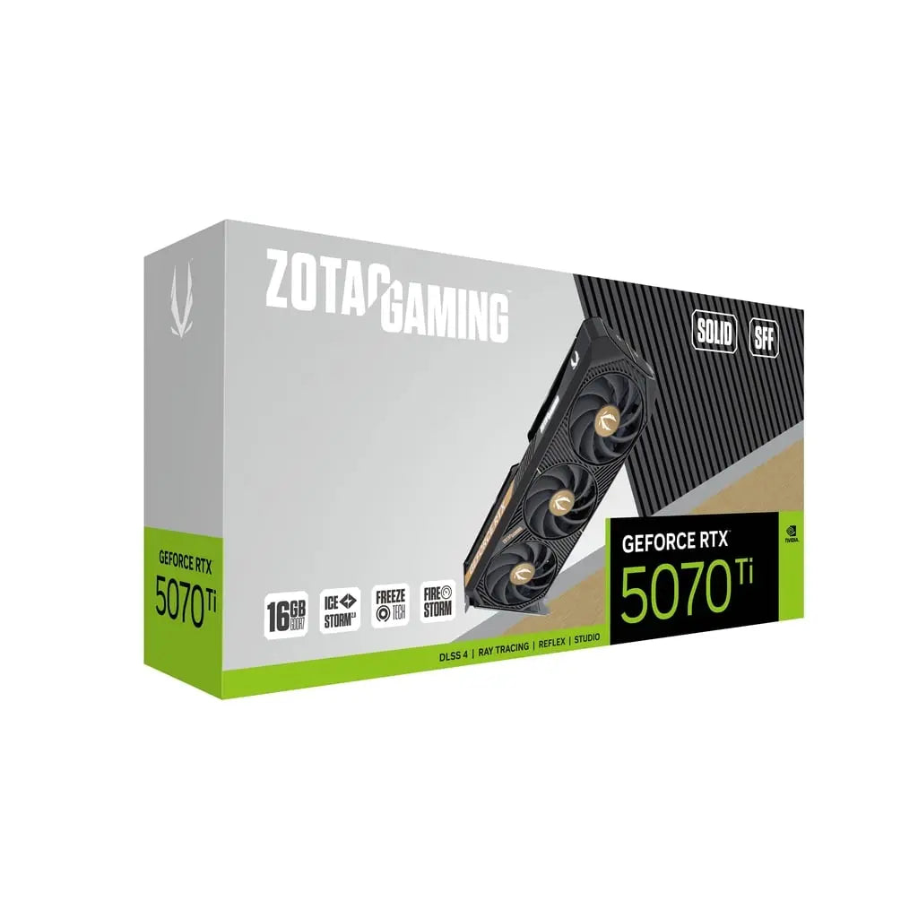 Zotac Gaming GeForce RTX 5070 Ti SOLID SFF 16GB GDDR7 Graphics Card-tpstech.in