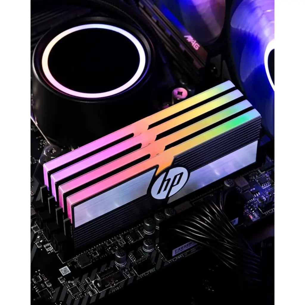 HP V10 16GB (8GBx2) RGB DDR4 RAM 3200MHz CL14 Gaming Desktop Memory