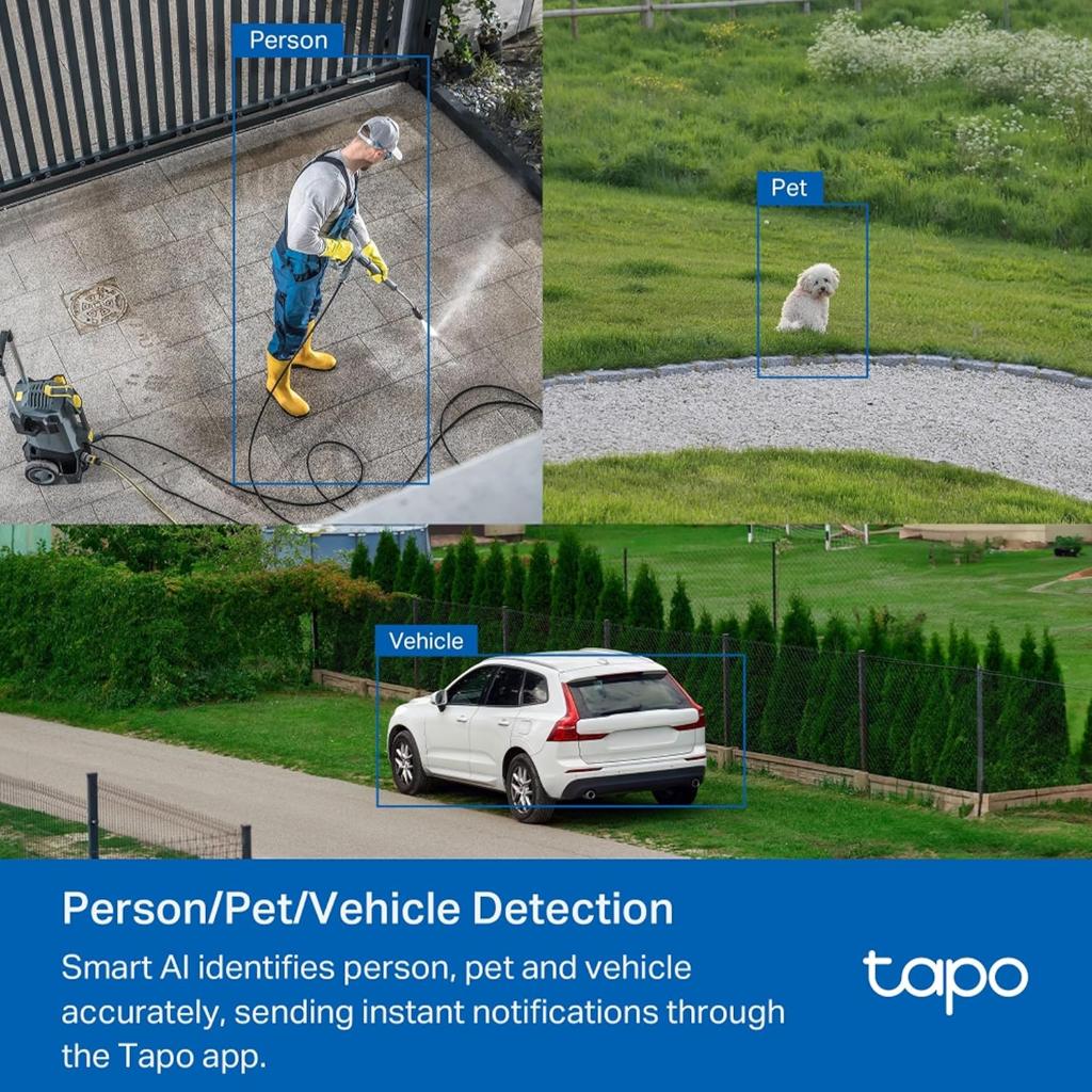 TP Link Tapo C530WS 3K Outdoor WiFi Camera with AI and Night Vision