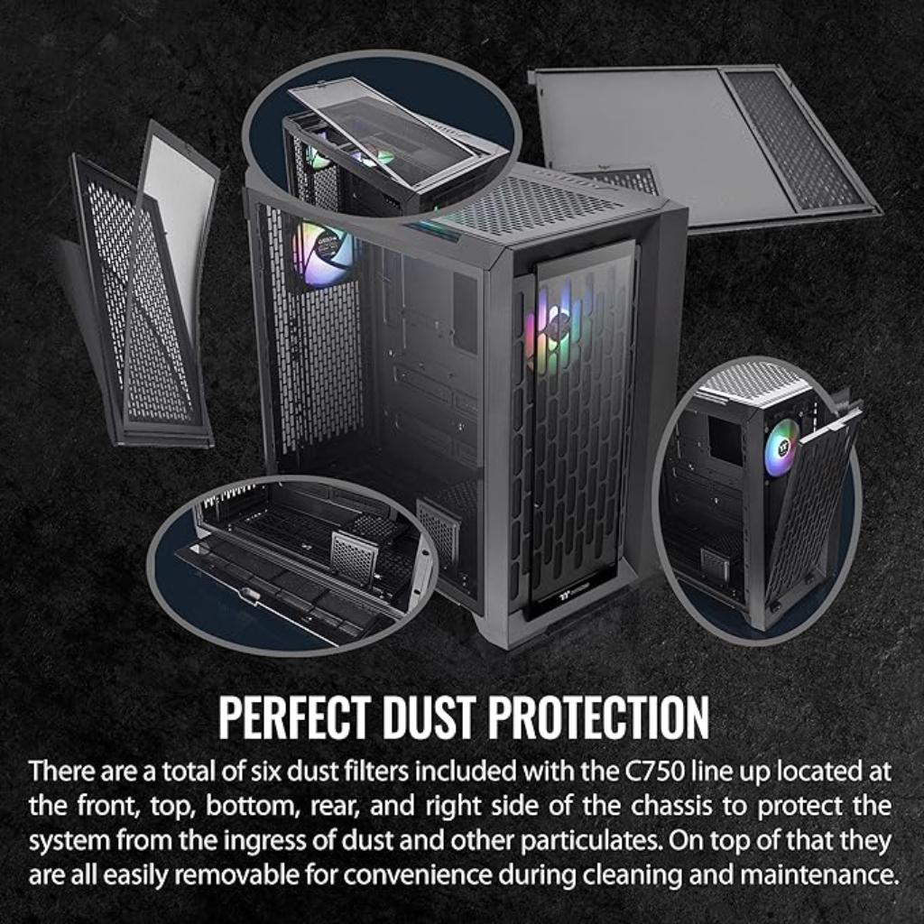 Thermaltake CTE C750 TG ARGB E-ATX Full Tower Tempered Glass Computer Case