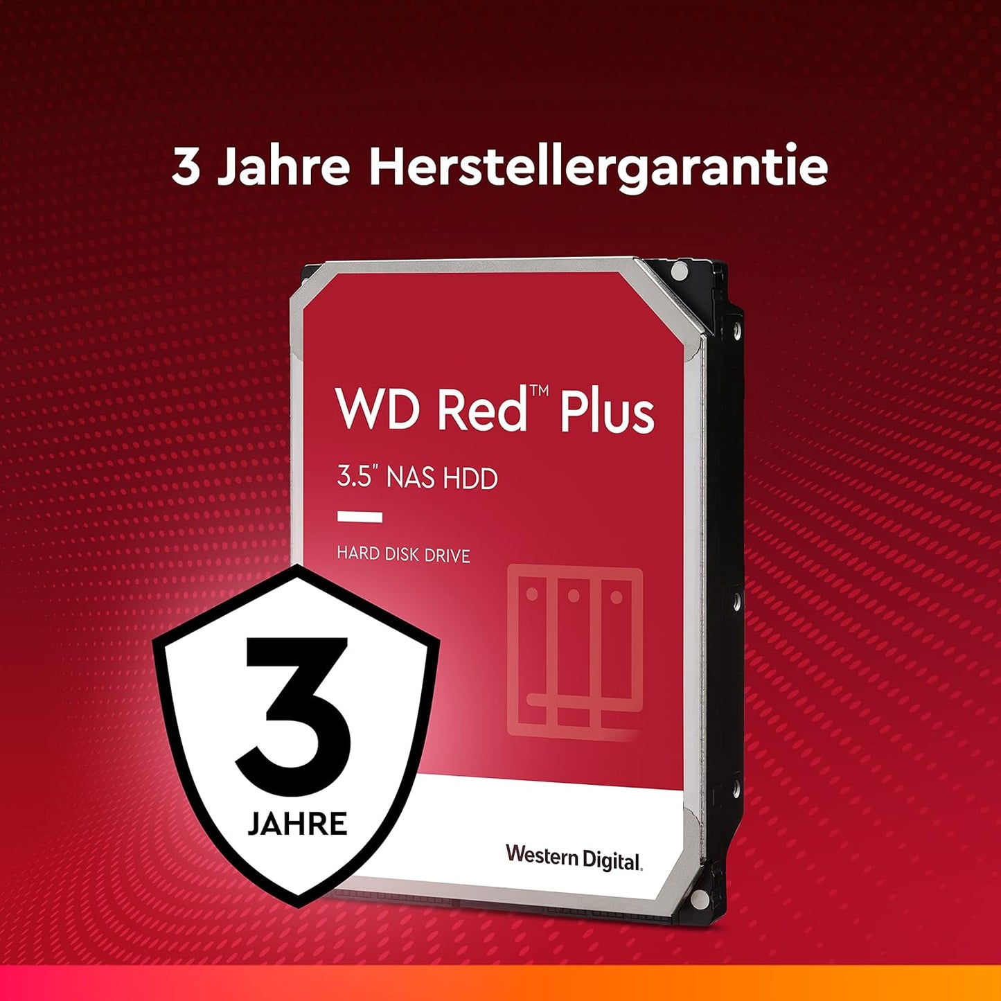 Western Digital WD Red Plus 6TB 3.5" SATA 5400 RPM NAS Internal Hard Disk Drive