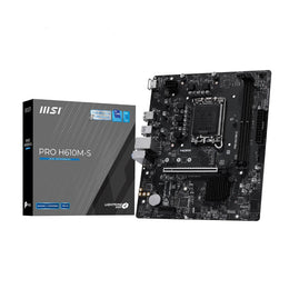 MSI PRO H610M-S DDR5 Intel H610 Micro-ATX Motherboard