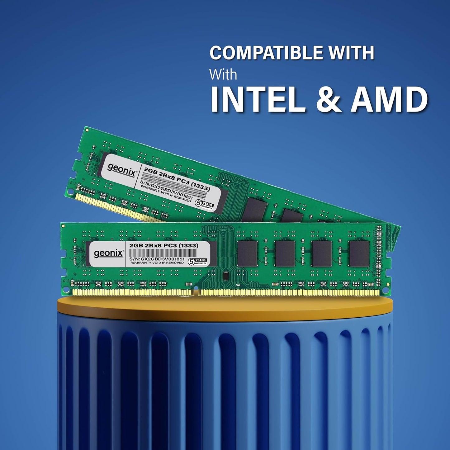 GEONIX 2GB DDR3 CL9 1333 MHz Desktop Memory UDIMM