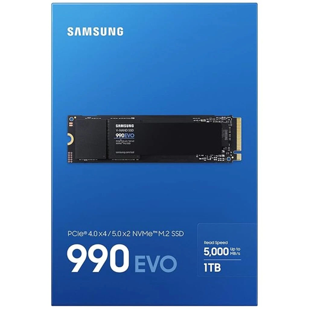 Samsung 990 EVO 1TB M.2 NVMe PCIe 5.0 Internal SSD