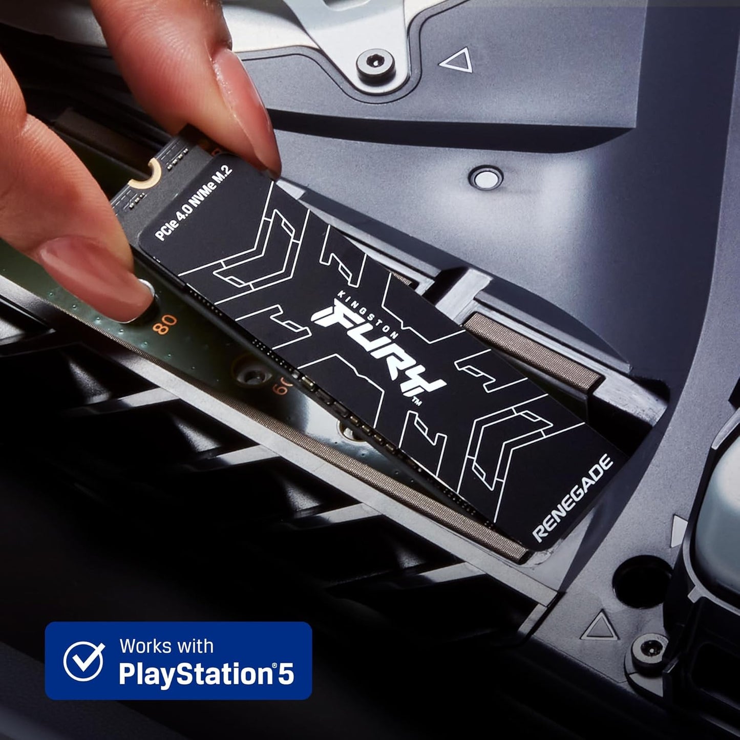 Kingston FURY Renegade 2TB M.2 2280 PCIe NVMe 3D NAND Internal Gaming SSD - Black