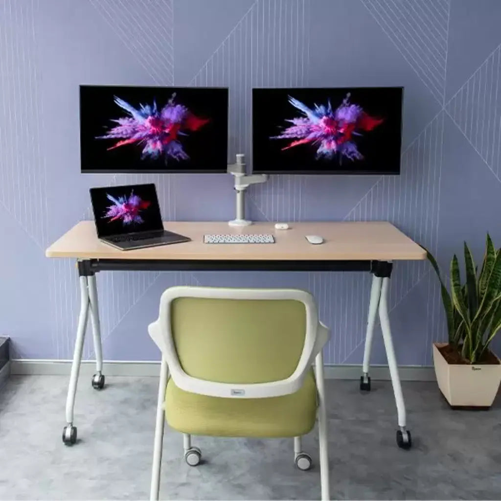 Cadyce CA-MRM202 Dual Monitor Arm with Mechanical Spring-tpstech.in