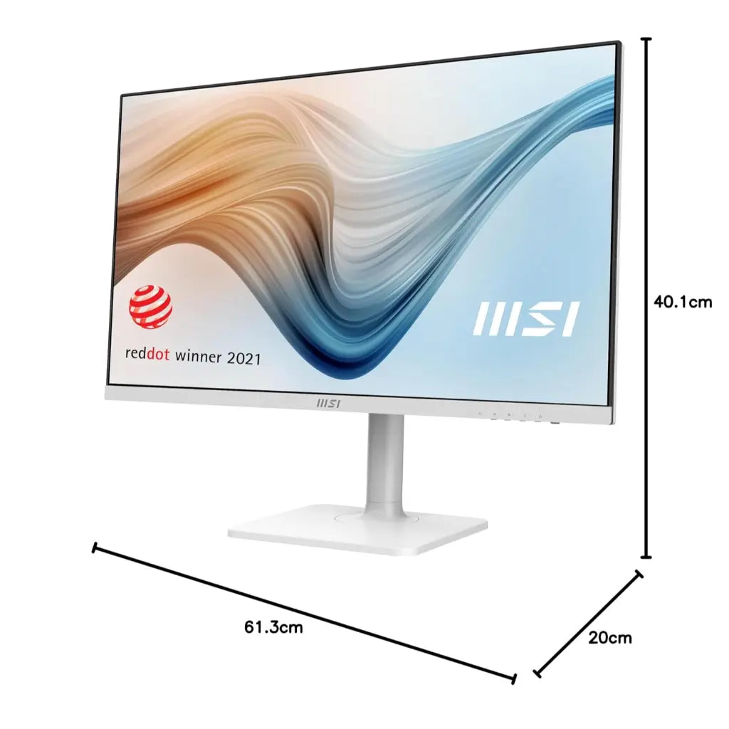 MSI Modern MD272QXPW 27" 2K WQHD 100Hz IPS Built-in-Speaker Business Monitor-White-tpstech.in