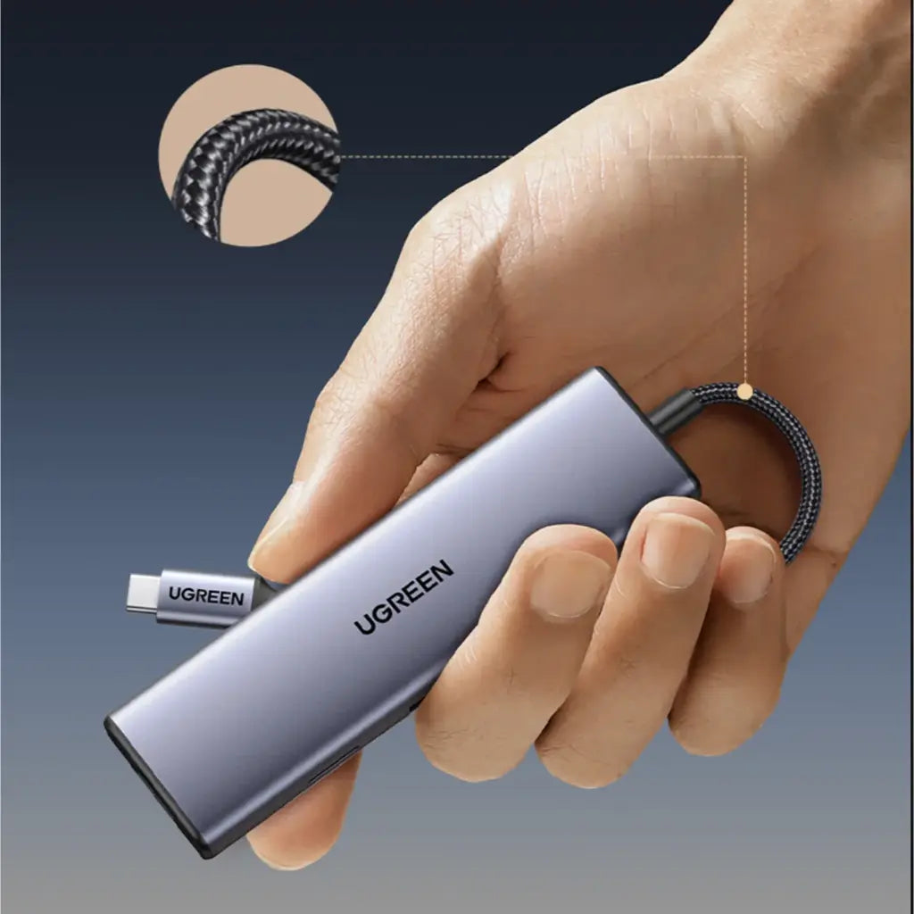 Ugreen 15600 9-in-1 USB-C Docking Station with 4K HDMI 3 USB 3.0 Ports 100W PD-tpstech.in