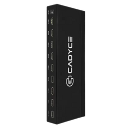 Cadyce CA-8HDSP 1 x 8 HDMI Splitter with 4K Support - Black