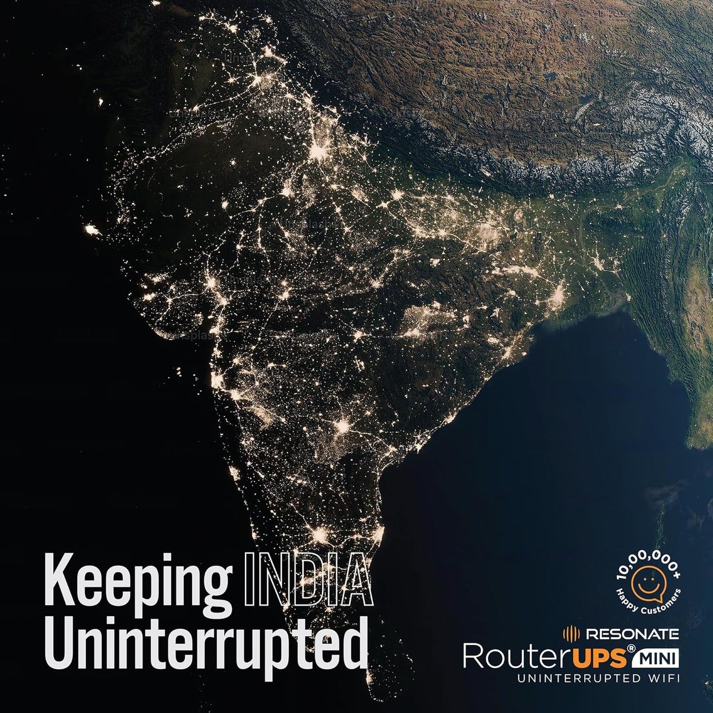 RESONATE CRU12V3A 10400mAh 12V 3A Advanced WiFi Router UPS