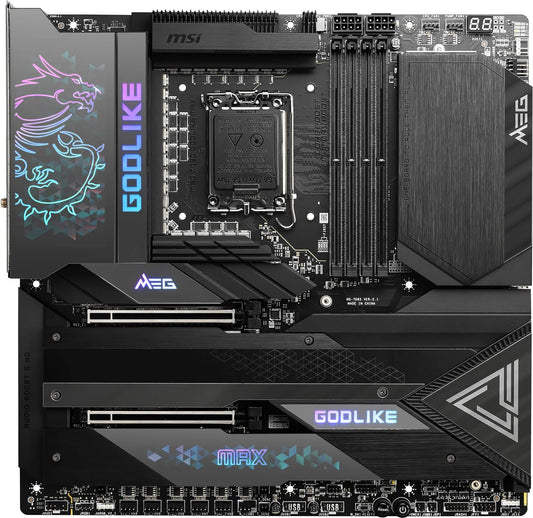 MSI MEG Z790 GODLIKE MAX LGA 1700 DDR5 PCIe 5.0 E-ATX Gaming Motherboard