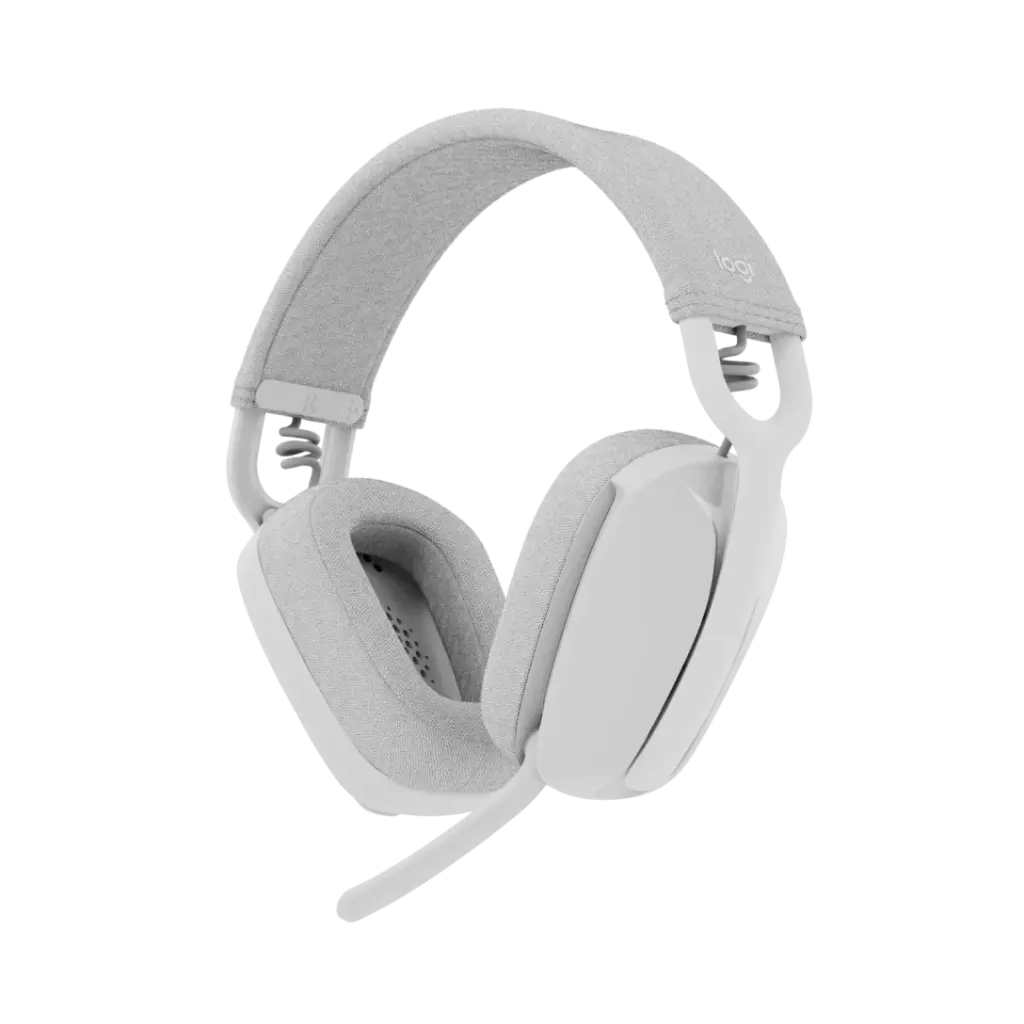 Logitech Zone Vibe 100 Lightweight Wireless Headphones - Off White