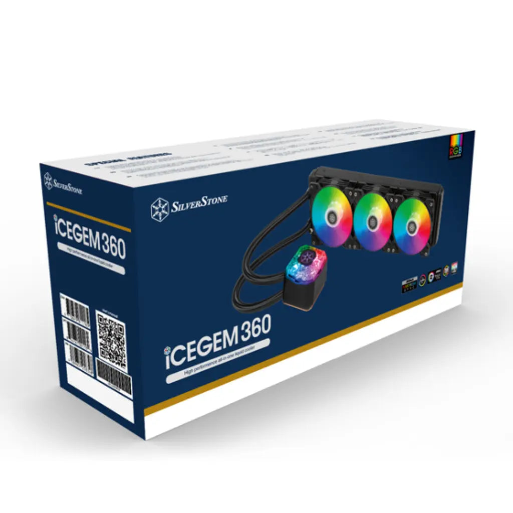 SilverStone IceGem 360 360mm AIO Liquid CPU Cooler