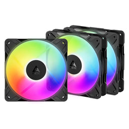 ARCTIC P12 Pro Reverse A-RGB 120mm PWM Case Fan (Pack of 3)-tpstech.in