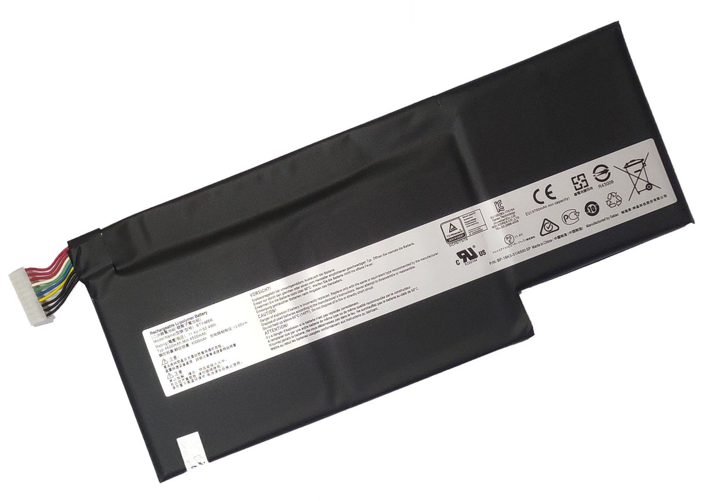 MSI MS-M6K Original OEM 52.4Whr 4600mAh 11.4V 3 Cell Laptop Battery for Select MSI Laptops