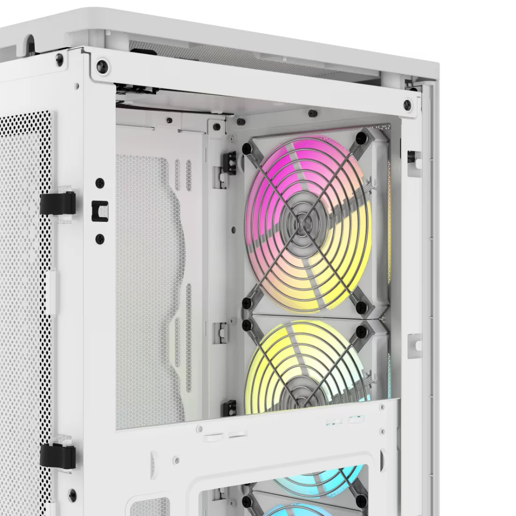 CORSAIR 2000D RGB AIRFLOW Mini-ITX PC Case - White