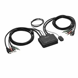 Cadyce CA-HDK200 2-Port HDMI USB KVM Switch with 4K UHD Support Audio/Mic Combo-tpstech.in