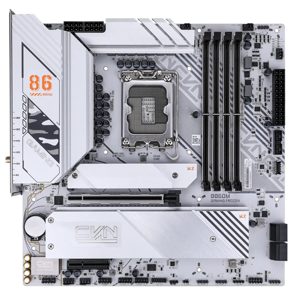 Colorful CVN B860M GAMING FROZEN V20 Wi-Fi 6Intel B860 LGA1851 DDR5 mATX Motherboard-tpstech.in