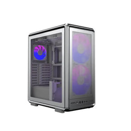 Cooler Master MasterFrame 500 Mesh ARGB Open‑Frame Mid‑Tower Case - Silver-tpstech.in