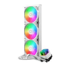 Cooler Master MasterLiquid 360 Core II ARGB 360mm AIO CPU Liquid Cooler - White-tpstech.in
