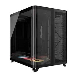 Corsair AIR 5400 RS‑R ARGB Triple Chamber Mid Tower PC Case with Curved Glass-tpstech.in