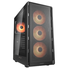Cougar Airface Pure Pro Mid Tower Case Compact ATX Support with 4 ARGB PWM Fans-tpstech.in