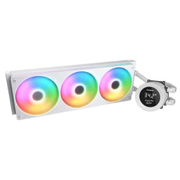 Cougar Poseidon Vistek ARGB 360mm CPU Liquid Cooler with 1.9‑inch Digital Display-tpstech.in