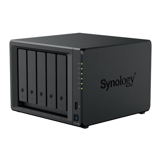 Synology DiskStation DS1525+ 5 Bay Network Attached Storage Enclosure - Black