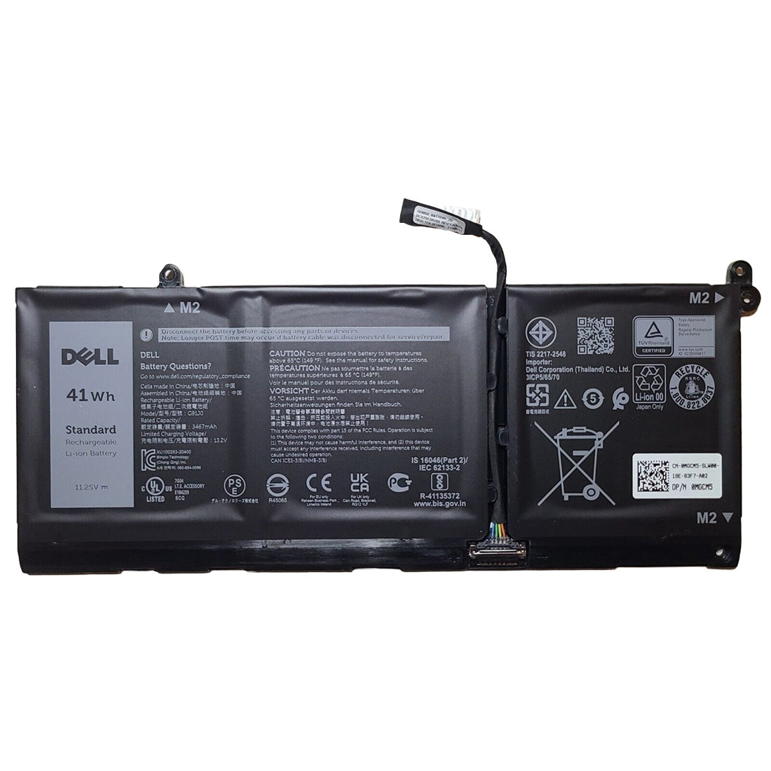 Dell Original 11.2V 3 Cell Laptop Battery for Inspiron 15 3511