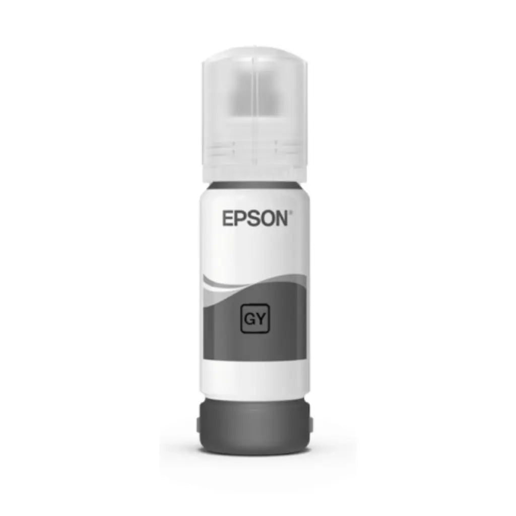 Epson 012 (C13T07K598) Grey Ink Bottle C13T07K598 70ml High‑Yield 6200 Pages for EcoTank L8160/L8180 Printers-tpstech.in
