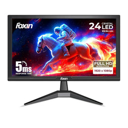 Foxin 24" 60Hz 5ms Crystal Flat Full HD LED Monitor Wall Mountable-tpstech.in