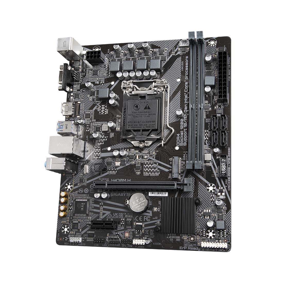 GIGABYTE H470M H Intel H470 LGA 1200 Micro-ATX Motherboard