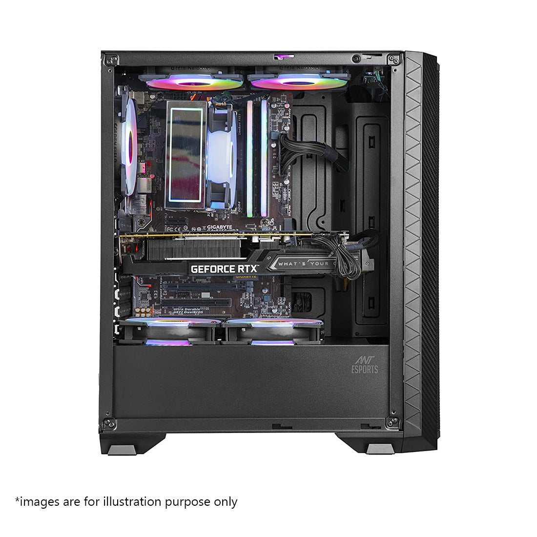 GOSHAWK Impact V3 Desktop PC with Intel Core i5 12th Generation/8GB DDR4 RAM/250GB SSD Boot Drive/1TB Storage and Windows 11 Home Trial